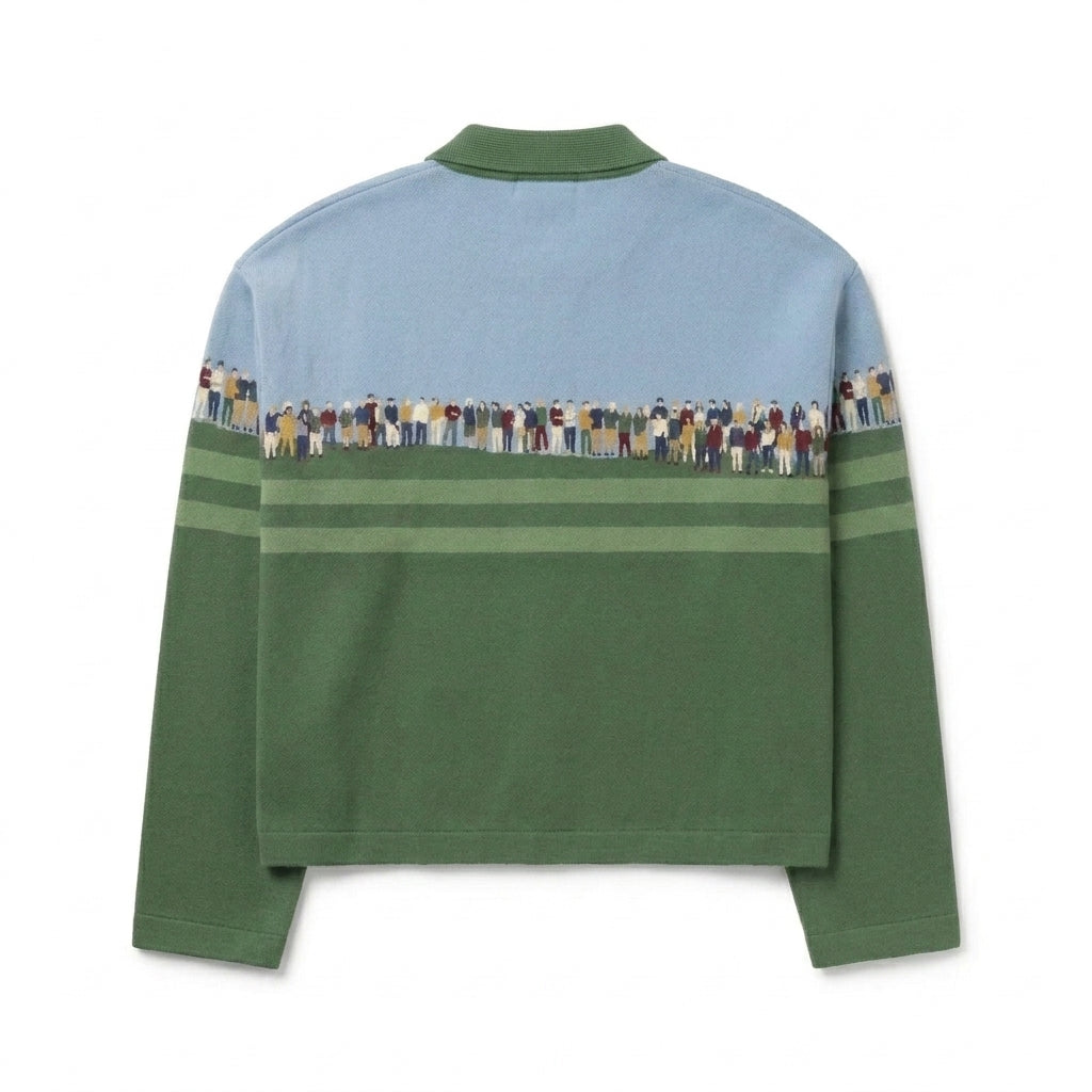 Coastal Gallery - Long Sleeve Knit Polo