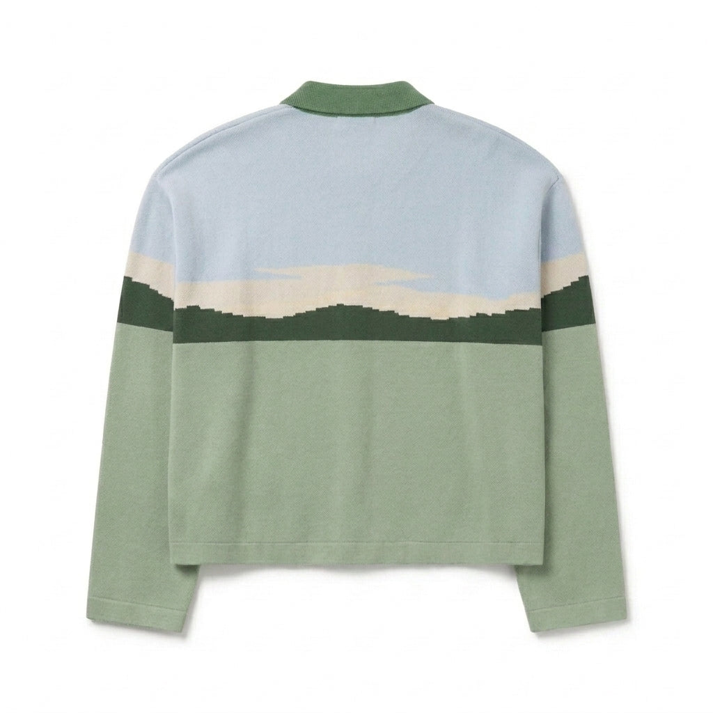 Groundskeeper - Long Sleeve Knit Polo