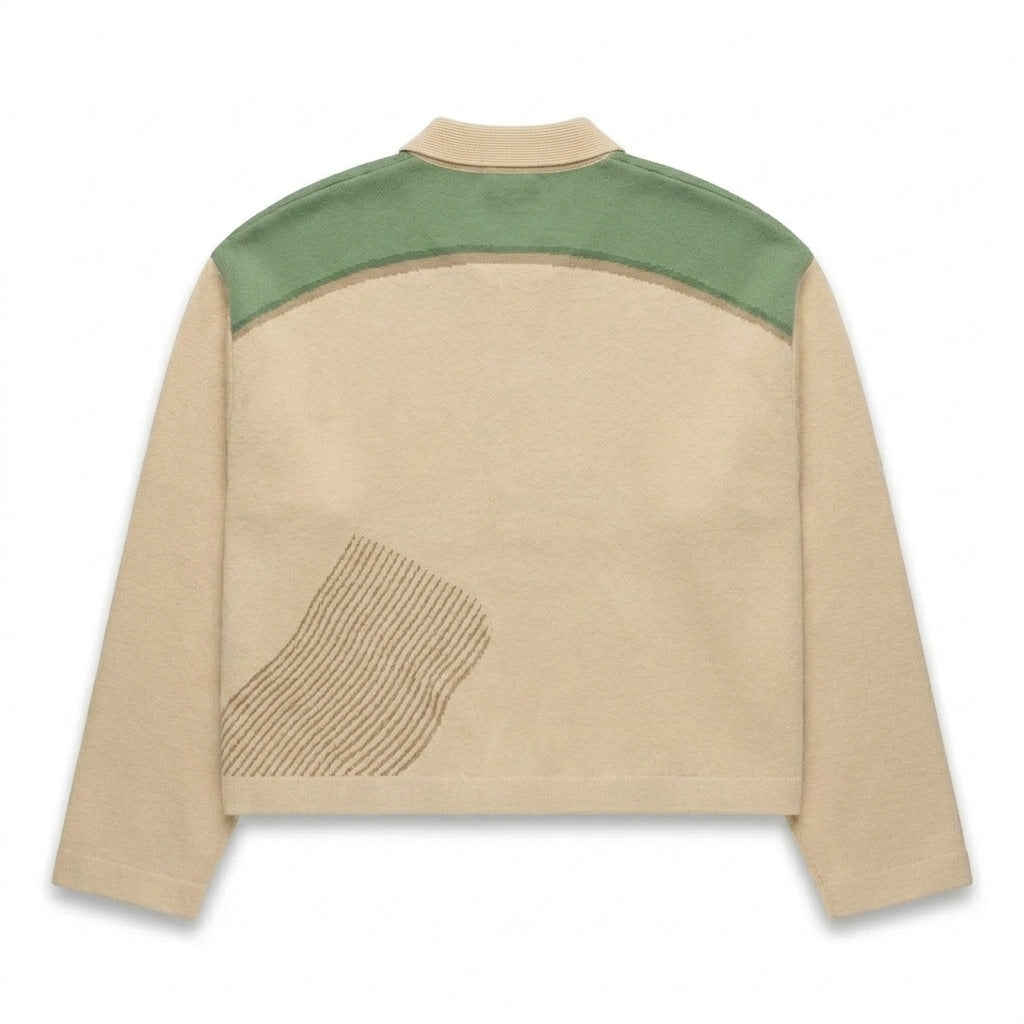 Bunker Save - Long Sleeve Knit Polo
