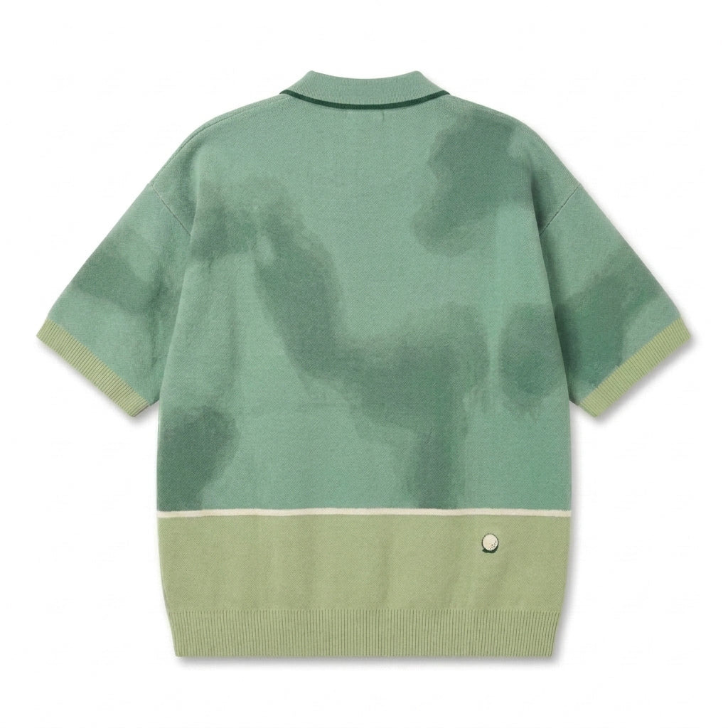 Green Reader - Short Sleeve Knit Polo