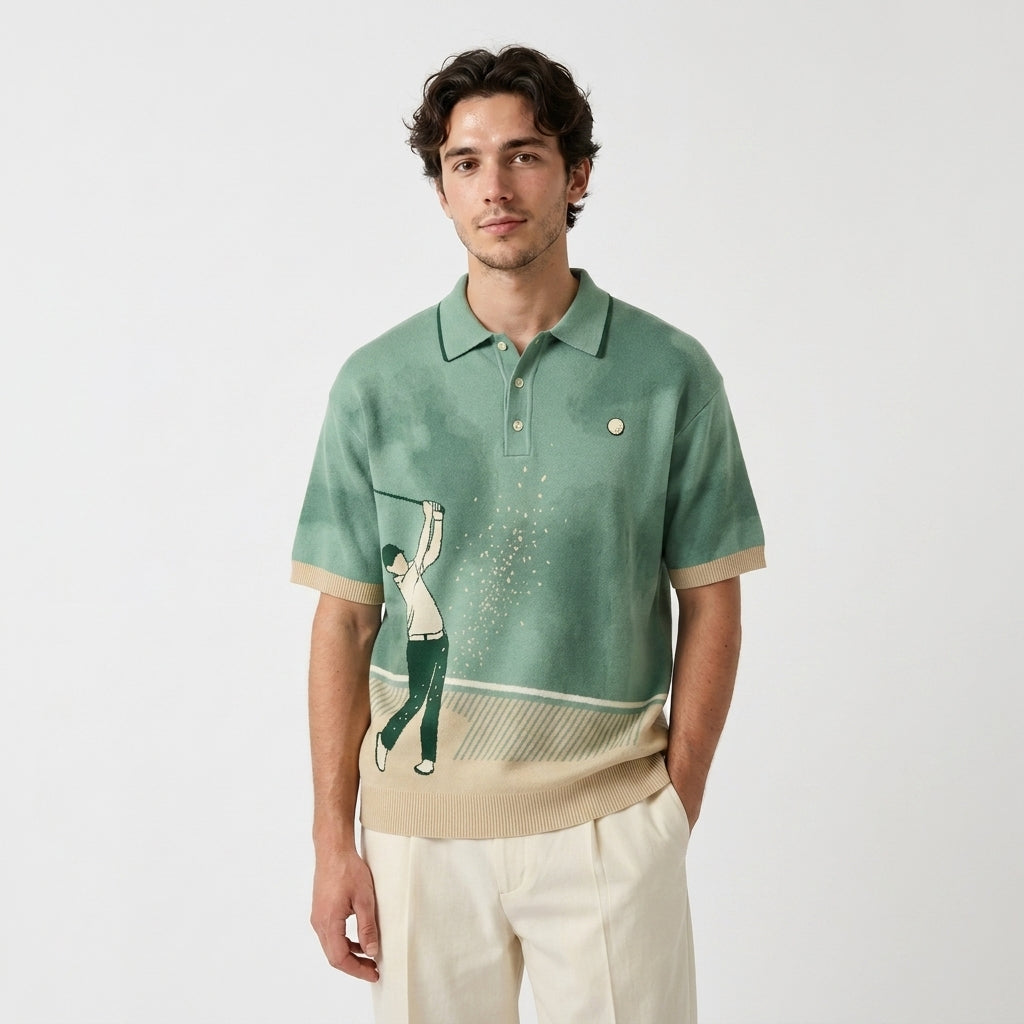 Clean Out - Short Sleeve Knit Polo