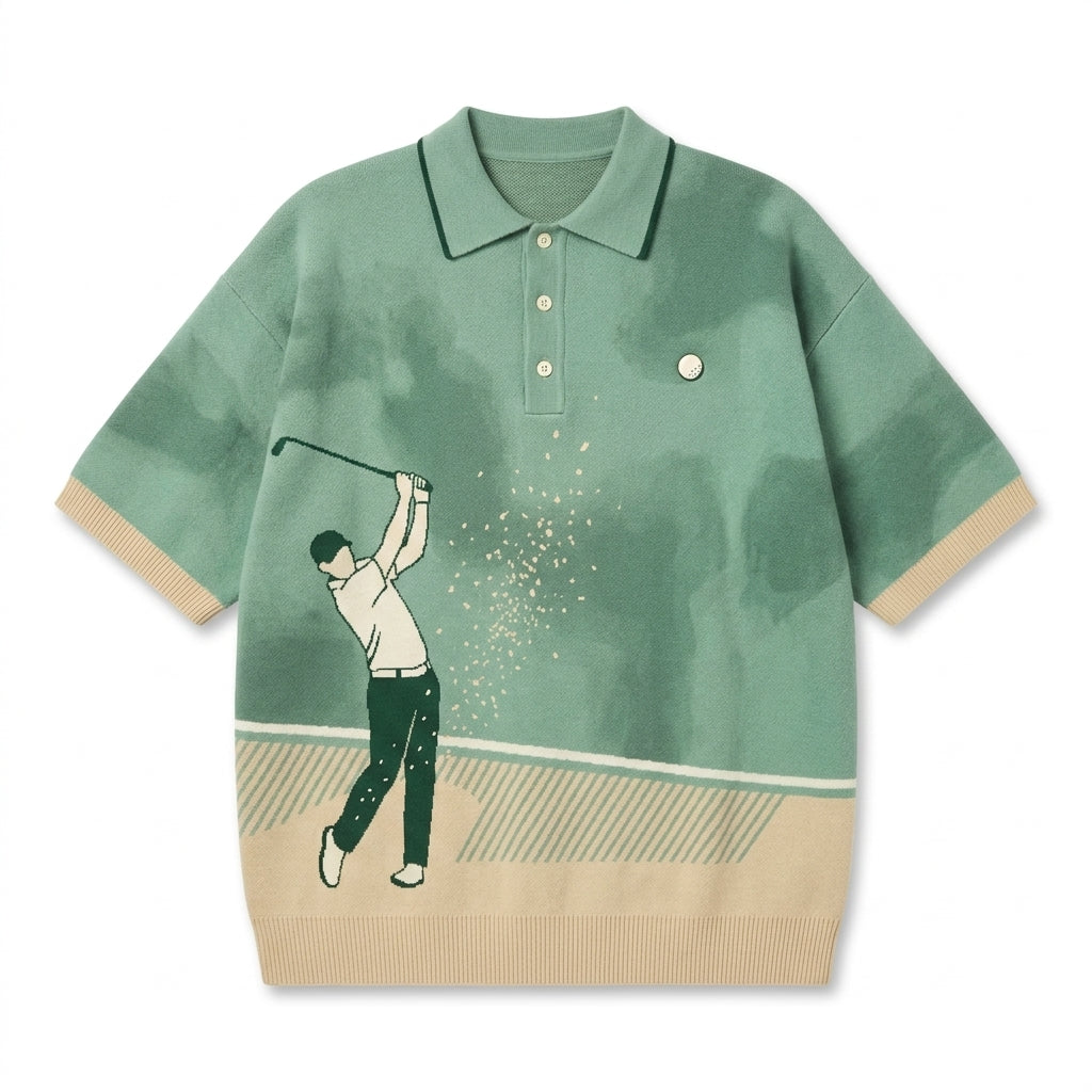 Clean Out - Short Sleeve Knit Polo